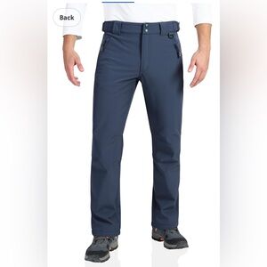 Outdoor Ventures Men's Lite Snow Pants, Waterproof size 34W inseam 28”